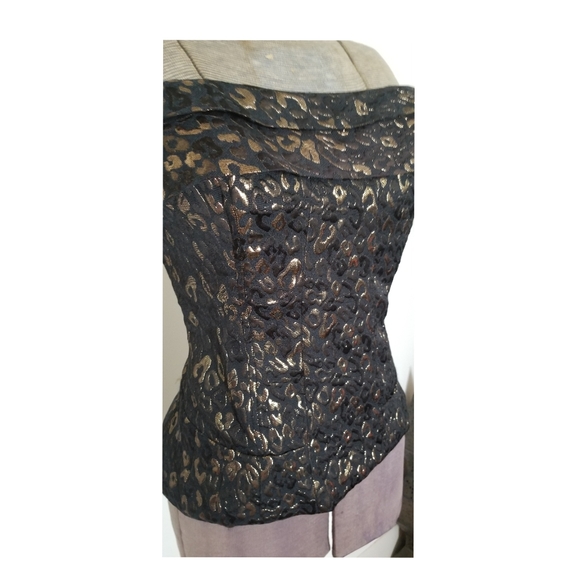 Moda International leopard print corset top - Picture 6 of 7